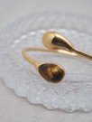 Armring med brun sten thumbnail