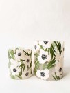 Lysglass hvite blomster thumbnail