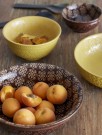 Keramikkskål gul - 20 cm thumbnail