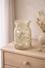 Vase beige blomstereng thumbnail