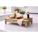 Pidestallbord lys brun - 60 cm thumbnail