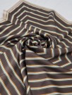 Satengskjerf striper beige og brun thumbnail