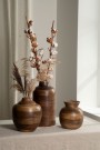 Stor vase i tre - 37 cm høy thumbnail