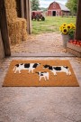 Dørmatte med kuer thumbnail