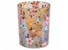 Lysglass småblomster matt rosa  thumbnail