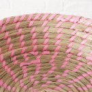 Kurv natur/rosa thumbnail