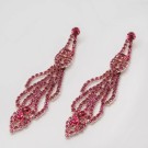 Strassøredobber rosa thumbnail