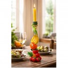 Lysestake med frukt og papegøye thumbnail