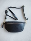 Bumbag - skinn - sort thumbnail