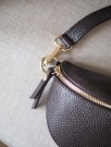 Bumbag - skinn - mørkebrun thumbnail