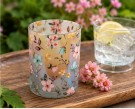 Lysglass småblomster matt rosa  thumbnail