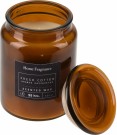 Duftlys i brunt apotekerglass med lokk - Fresh cotton thumbnail