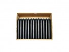  10 pk rustikklys sorte 18 cm thumbnail