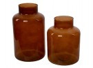 Vase resirkulert glass amber 20cm thumbnail