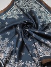 Satengskjerf paisley blå og brun thumbnail
