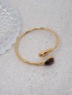 Armring med brun sten thumbnail