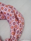 Satengskjerf rosa og beige thumbnail