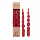 Twisted lys - høy type - 2 pk - røde thumbnail
