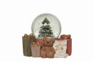 Snøkule med bamse og juletre thumbnail