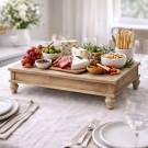 Pidestallbord lys brun - 60 cm thumbnail