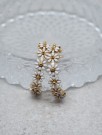 Øredobber med hvite blomster thumbnail