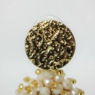 Øredobber med glassperler offwhite thumbnail