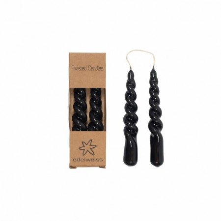 Twisted lys - lav type - 2 pk - matt sorte