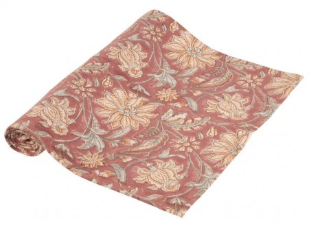 Løper rosa blomster