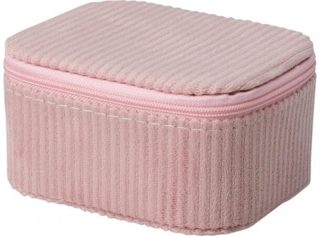 Smykkeskrin rosa firkantet