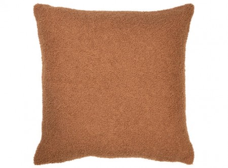 Teddy putetrekk lys brun - 45 x 45 cm