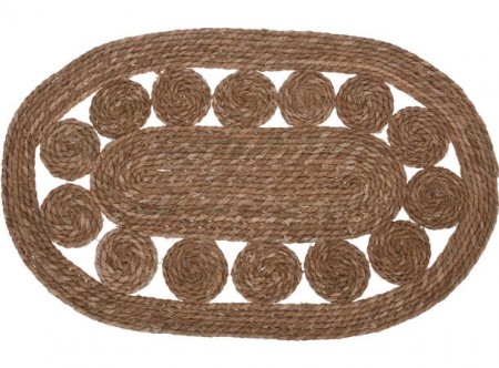 Dørmatte flettet natur