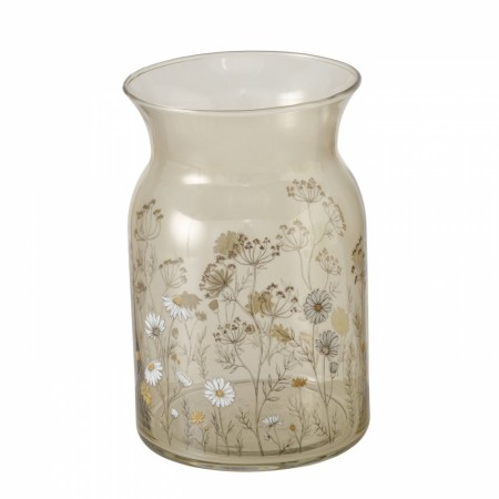 Vase beige blomstereng