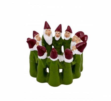 Grønne nisser i ring