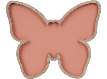 Sommerfuglfat terracottafarge og tre