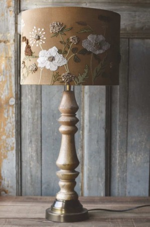 Lampeskjerm mørk beige