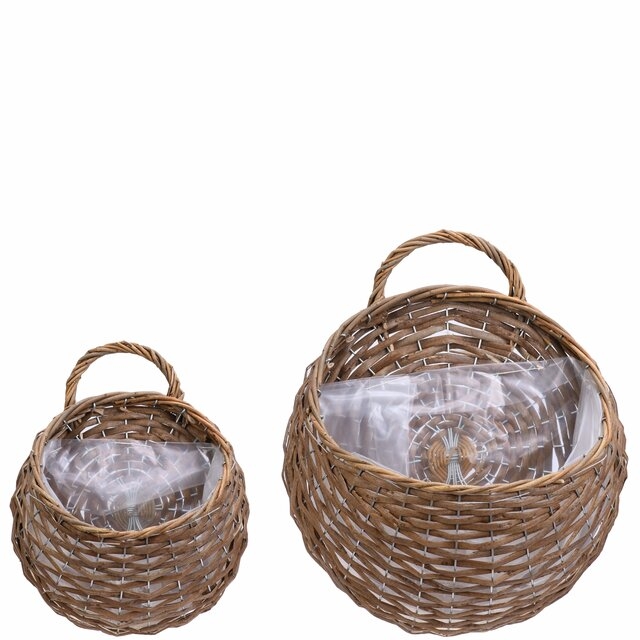 Kurv med plast - 25 x 32 cm.