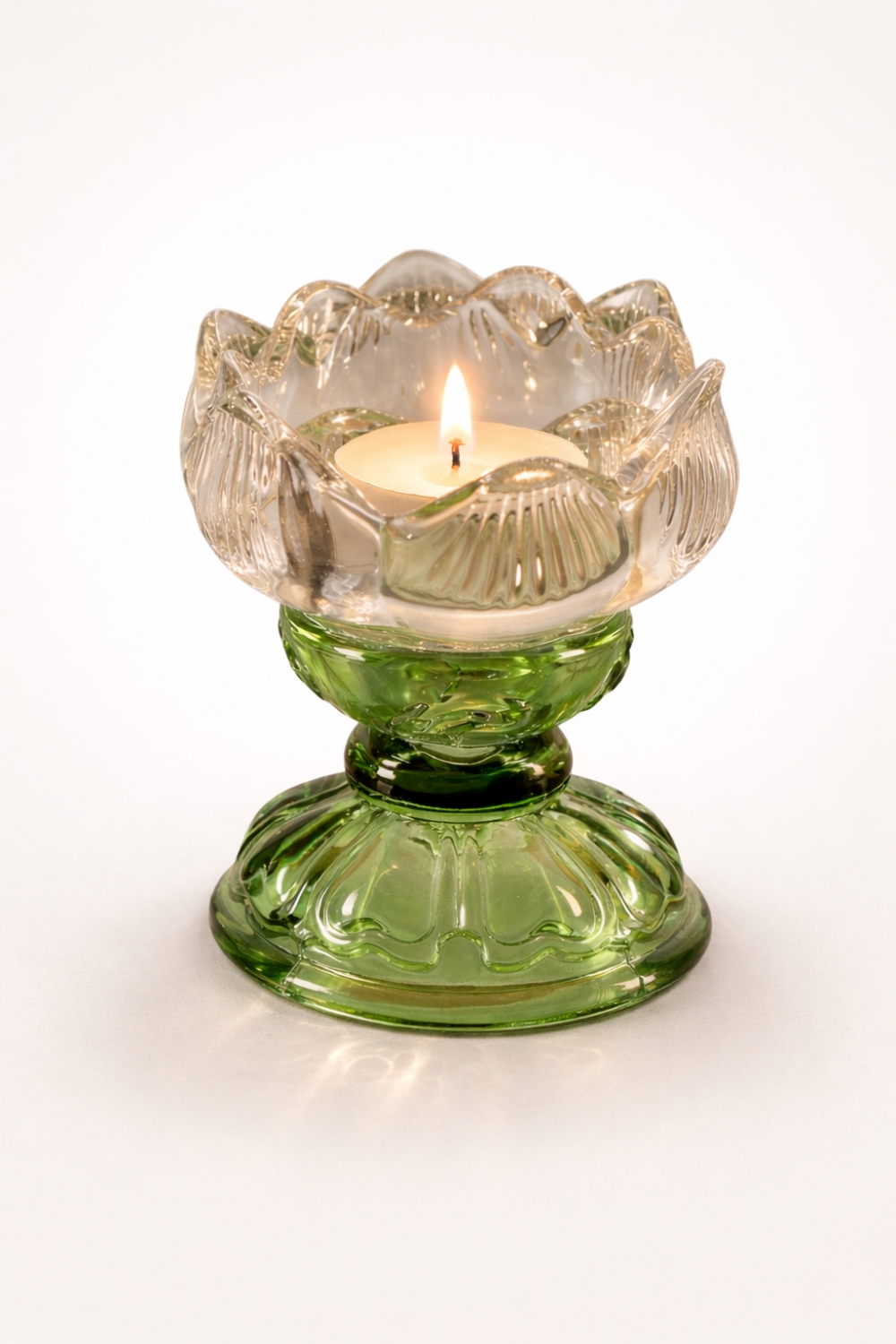 Nydelig lysestake størrelse 8 x 10 cm