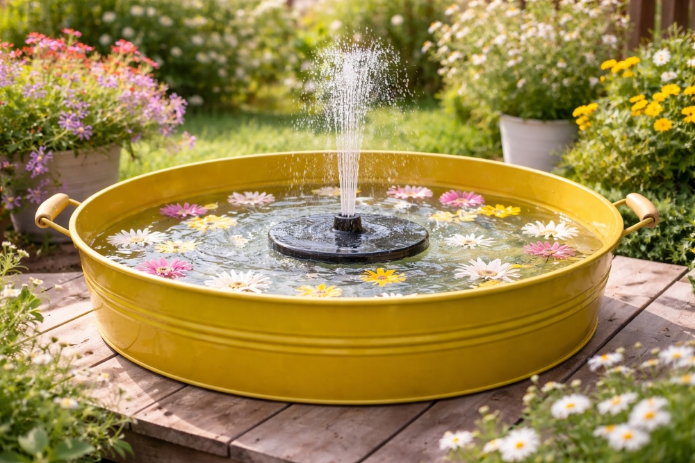 Stort fat på hele 70 cm i diameter og en god kant på 15 cm.