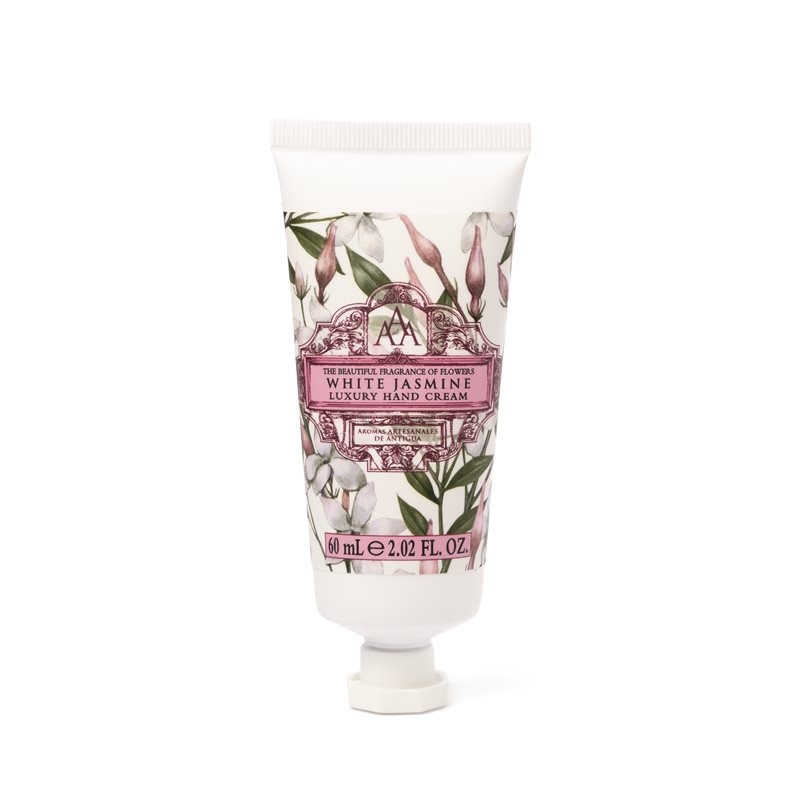 En deilig håndkrem med sheasmør for ekstra fuktighet og næring. Kremen etterlater huden myk, fresh og velduftende. 60 ml.
Duft:
En klassisk mild duft av hvit jasmin