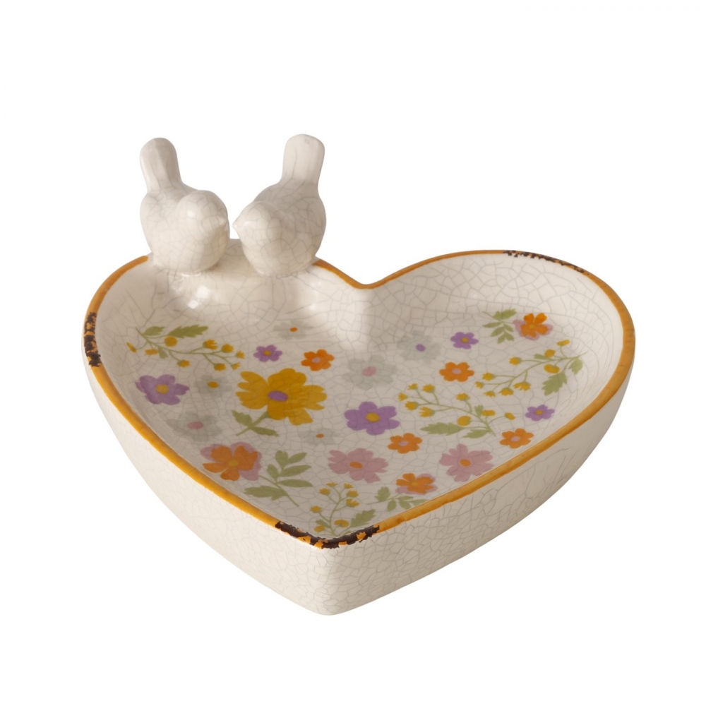 Koselig fuglebad, 20 cm bredt.