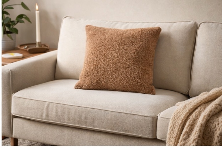 Dette putetrekket er silkemykt å ta på samtidig som det er laget av teddy stoff! Nydelig putetrekk som må oppleves, finnes i ulike høstlige farger som matcher hverandre.