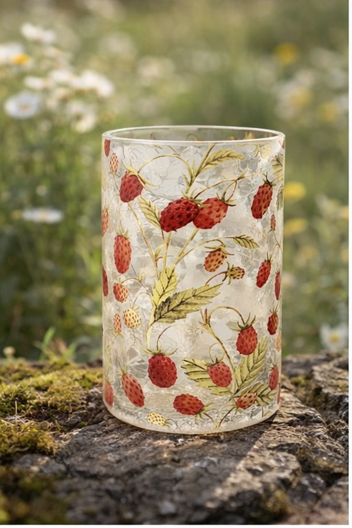 Nydelig lysglass fra Trend design. Dette er det store lysglasset i denne serien, 10 x 14,5 cm. Fantastiske detaljer, ett smykke av ett lysglass!